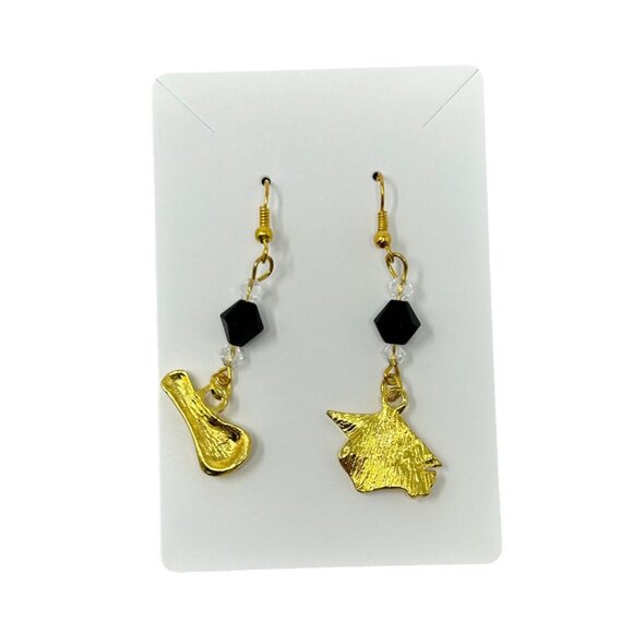 Graduation Cap‎ & Diploma Dangle Earrings - Picture 3 of 3